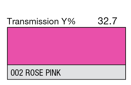 LEE 002 Rose Pink Full Sheet (1.22 x 0.53m)