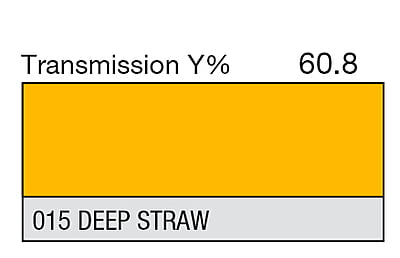 LEE 015 Deep Straw Full Sheet (1.22 x 0.53m)