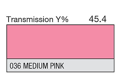 LEE 036 Medium Pink Full Sheet (1.22 x 0.53m)
