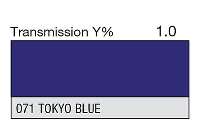 LEE 071 Tokyo Blue Full Sheet (1.22 x 0.53m)