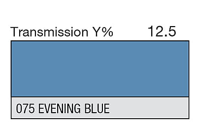 LEE 075 Evening Blue Full Sheet (1.22 x 0.53m)