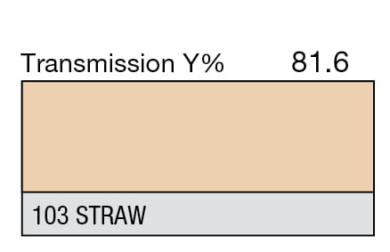 LEE 103 Straw Full Sheet (1.22 x 0.53m)