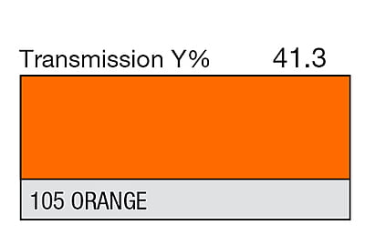 LEE 105 Orange Full Sheet (1.22 x 0.53m)