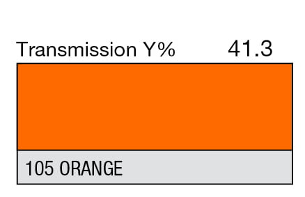 LEE 105 Orange Full Sheet (1.22 x 0.53m)