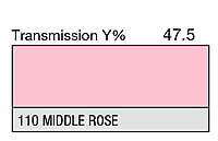LEE 110 Middle Rose Full Sheet (1.22 x 0.53m)