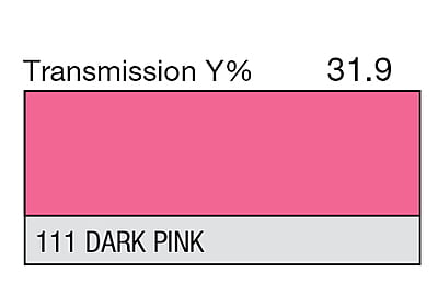 LEE 111 Dark Pink Full Sheet (1.22 x 0.53m)