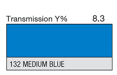 LEE 132 Medium Blue Full Sheet (1.22 x 0.53m)