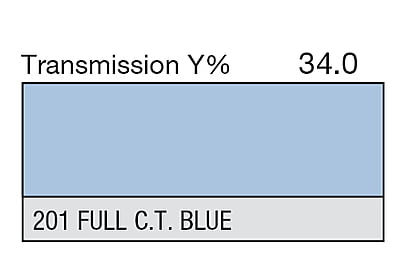 LEE 201 Full C.T.Blue Full Sheet (1.22 x 0.53m)