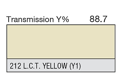 LEE 212 L.C.T.Yellow Full Sheet (1.22 x 0.53m)