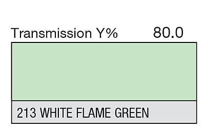 LEE 213 White Flame Green Full Sheet (1.22 x 0.53m)