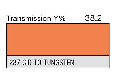LEE 237 C.I.D.Tungsten Full Sheet (1.22 x 0.53m)