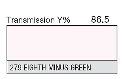 LEE 279 Eighth Minus Green Full Sheet (1.22 x 0.53m)
