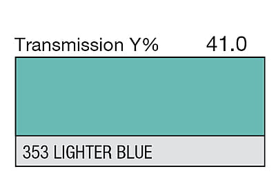 LEE 353 Lighter Blue Full Sheet (1.22 x 0.53m)