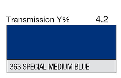 LEE 363 Special Medium Blue Full Sheet (1.22 x 0.53m)