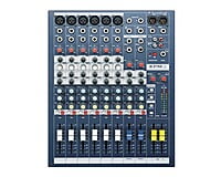 Soundcraft EPM6 6:2 Multipurpose Mixer 6-Mic 2-Stereo i/p Exc Rack Kit