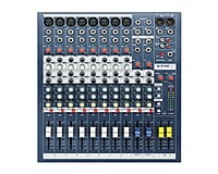 Soundcraft EPM8 8:2 Multipurpose Mixer 8-Mic 2-Stereo i/p Exc Rack Kit
