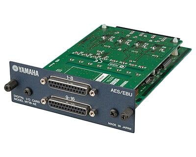 Yamaha MY16AE 16Ch AES/EBU Input/Output Card 2x25pin D Conn