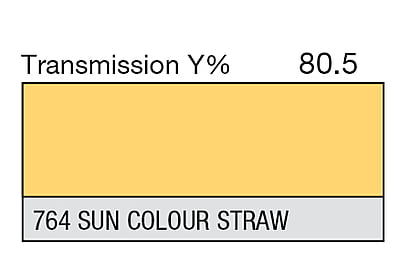 LEE 764 Sun Colour Straw Full Sheet (1.22 x 0.53m)