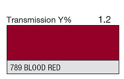 LEE 789 Blood Red Full Sheet (1.22 x 0.53m)