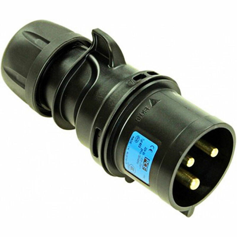 PCE 16A Plug Midnight range (220/240 Volt, 2P+E Pin Configuration)
