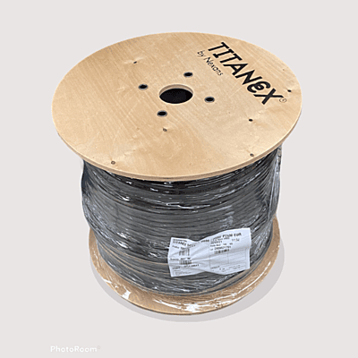 Copy of TITANEX HO7RN-F 3 core 6mm2 Rubber Cable BLACK 100m Drum