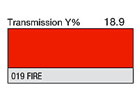 LEE 019 Fire Full Sheet (1.22 x 0.53m) LEE 019 Fire Full Sheet (1.22 x 0.53m)