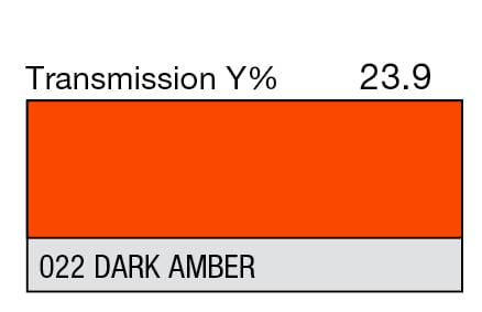 LEE 022 Dark Amber Full Sheet (1.22 x 0.53m) LEE 022 Dark Amber Full Sheet (1.22 x 0.53m)