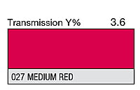 LEE 027 Medium Red Full Sheet (1.22 x 0.53m) LEE 027 Medium Red Full Sheet (1.22 x 0.53m)