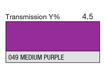 LEE 049 Medium Purple Full Sheet (1.22 x 0.53m)
