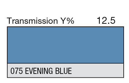 LEE 075 Evening Blue Full Sheet (1.22 x 0.53m) LEE 075 Evening Blue Full Sheet (1.22 x 0.53m)