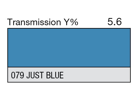 LEE 079 Just Blue Full Sheet (1.22 x 0.53m) LEE 079 Just Blue Full Sheet (1.22 x 0.53m)