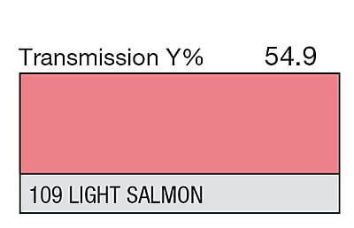 LEE 109 Light Salmon Full Sheet (1.22 x 0.53m)