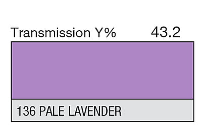 LEE 136 Pale Lavender Full Sheet (1.22 x 0.53m)