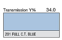 LEE 201 Full C.T.Blue Full Sheet (1.22 x 0.53m)