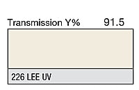 LEE 226LEE U.V. Full Sheet (1.22 x 0.53m) LEE 226LEE U.V. Full Sheet (1.22 x 0.53m)