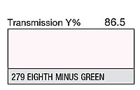 LEE 279 Eighth Minus Green Full Sheet (1.22 x 0.53m) LEE 279 Eighth Minus Green Full Sheet (1.22 x 0.53m)