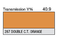 LEE 287 Double C.T. Orange Full Sheet (1.22 x 0.53m) LEE 287 Double C.T. Orange Full Sheet (1.22 x 0.53m)