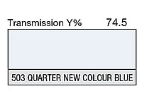 LEE 503 Quarter New Colour Blue Full Sheet (1.22 x 0.53m)