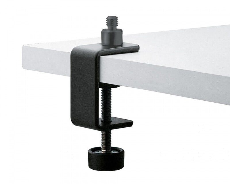 K&M 23700 Table Clamp for Mic Goosenecks Black with 3/8" Thread K&M 23700 Table Clamp for Mic Goosenecks Black with 3/8" Thread