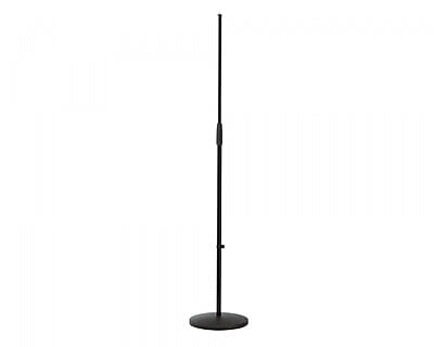 K&M 260/1 Mic Stand Heavy Round Base 87-158cm 3/8" 3.89kg Black