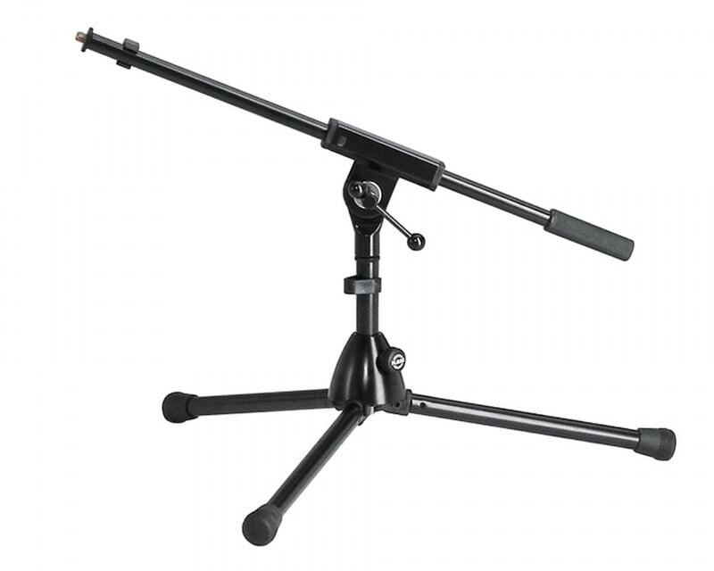 K&M 259/1 Extra Low Mic Boom Stand Bass For Drums/Special Use Black K&M 259/1 Extra Low Mic Boom Stand Bass For Drums/Special Use Black