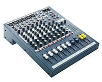 Soundcraft EPM6 6:2 Multipurpose Mixer 6-Mic 2-Stereo i/p Exc Rack Kit
