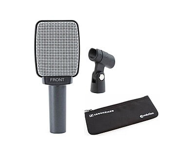 Sennheiser  e609 Supercardioid Silver Guitar Microphone for Cabs / Drums