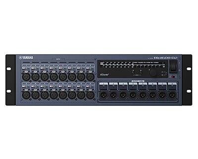 Yamaha RIO1608D2 Dante Network Rack 16in/8out with Dual PSU & OLED