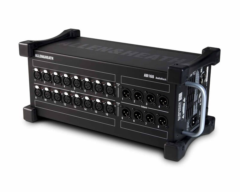 Allen & Heath AB168 Portable AudioRack 16in/8out for QU, GLD and SQ Consoles Allen & Heath AB168 Portable AudioRack 16in/8out for QU, GLD and SQ Consoles