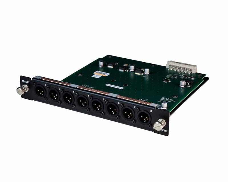 Allen & Heath MAOUT Output Module 8CH XLR Line Level for DX32 dLive Allen & Heath MAOUT Output Module 8CH XLR Line Level for DX32 dLive