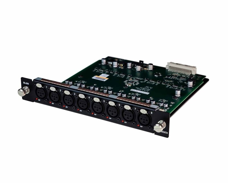 Allen & Heath Main Input Module 8CH XLR Line Level for DX32 dLive Allen & Heath Main Input Module 8CH XLR Line Level for DX32 dLive