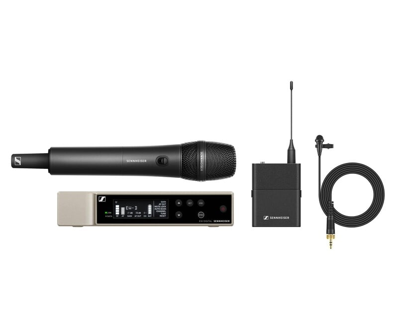 Sennheiser EW-D ME2/835-S Wireless Lapel and Handheld Mic System (S1-7) CH38