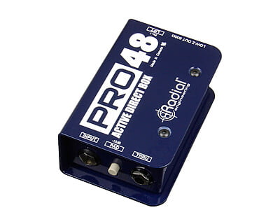 Radial PRO48 Pro-Series Phantom Powered (48V) Active DI box