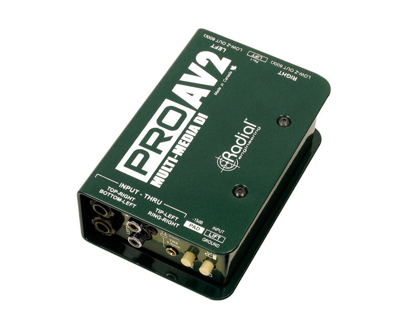 Radial ProAV2 2Ch Passive AV and Multimedia DI Box Radial ProAV2 2Ch Passive AV and Multimedia DI Box